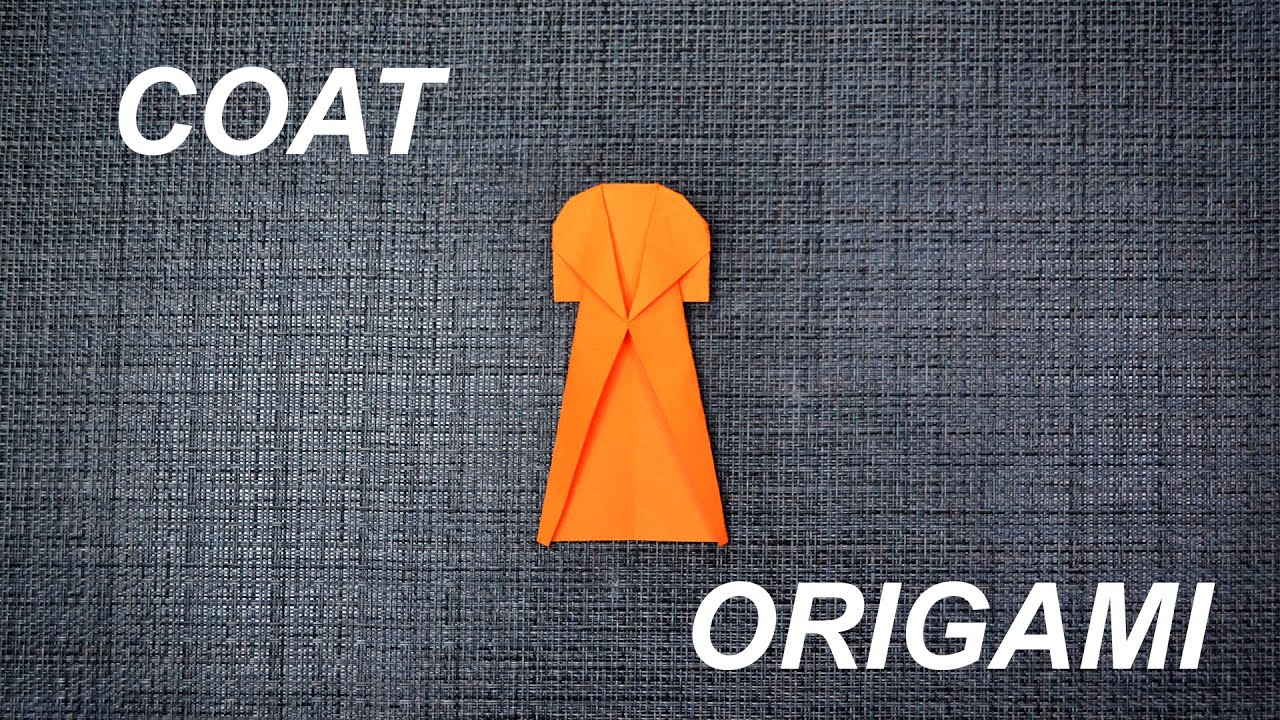 Paper COAT Origami | Tutorial DIY by ColorMania
