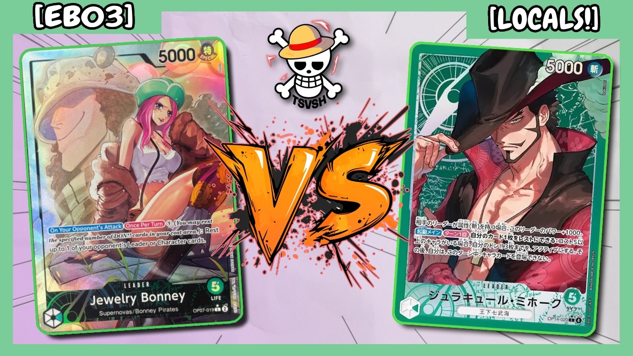 (EB03) G Bonney VS G Mihawk OPTCG POV