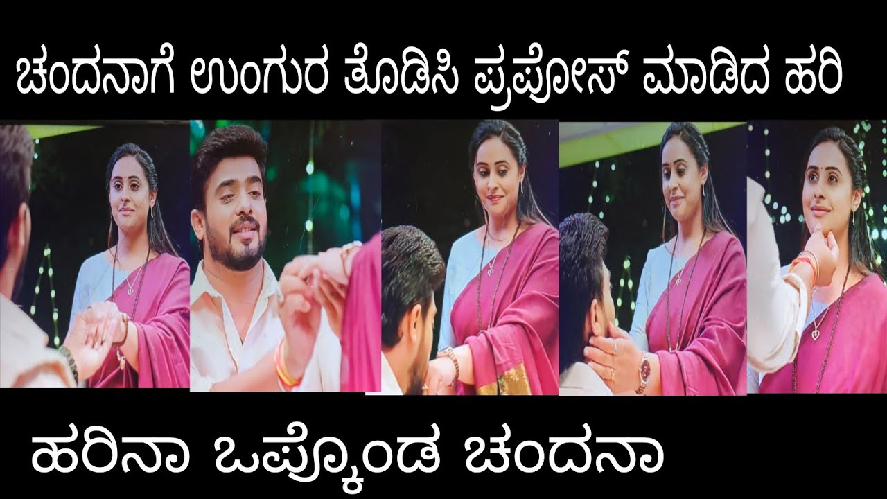 ಚಂದನಾಗೆ ಉಂಗುರ ತೊಡಿಸಿ ಪ್ರಪೋಸ್ ಮಾಡಿದ ಹರಿ#ಶ್ರೀಗಂಧದಗುಡಿ ಭಾನುವಾರ