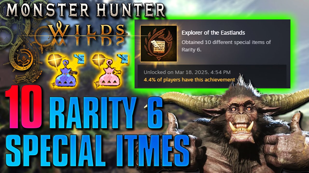 Where to find 10 *RARITY 6 SPECIAL ITEMS* in Monster Hunter Wilds