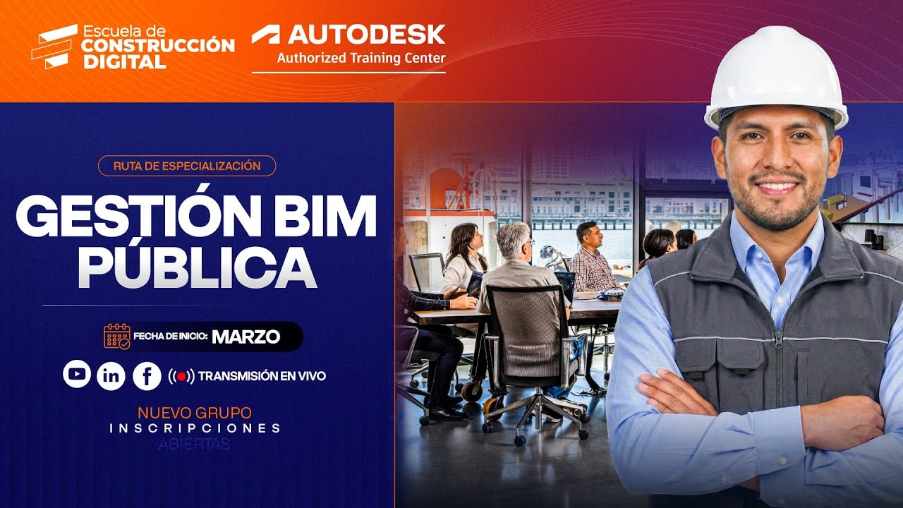 Lanzamiento🚀  | Gestión BIM Pública 🏦| 📅 17 de marzo