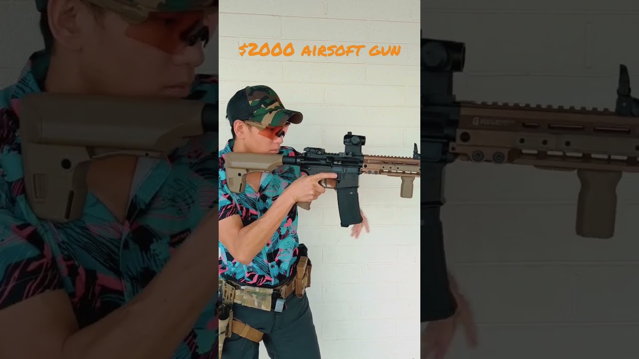 $2000 AIRSOFT GUN GBLS GDR-15 PTS EPM MAGS