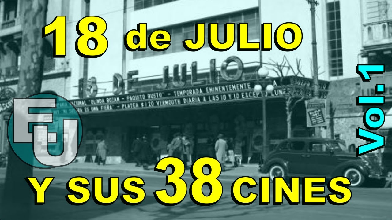 18 de Julio y sus 38 cines #montevideo #uruguay