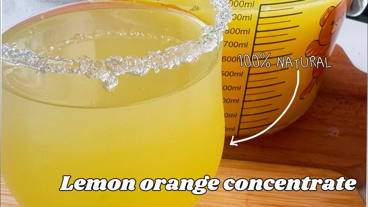 Immunity Booster Drink for this Ramadan || lemon Orange Concentrate made at home