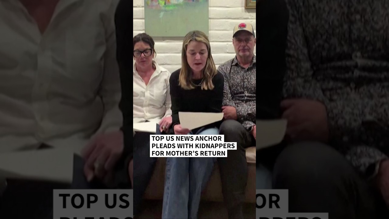Top US news anchor pleads with kidnappers for mother&rsquo;s return