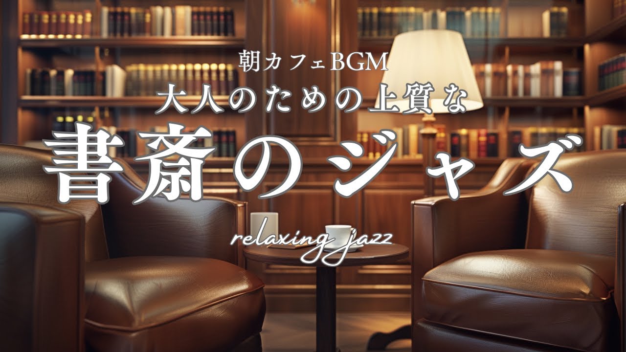 【冬の朝BGM】上質な一日に整う書斎ジャズ｜Sophisticated Morning Acoustic Jazz