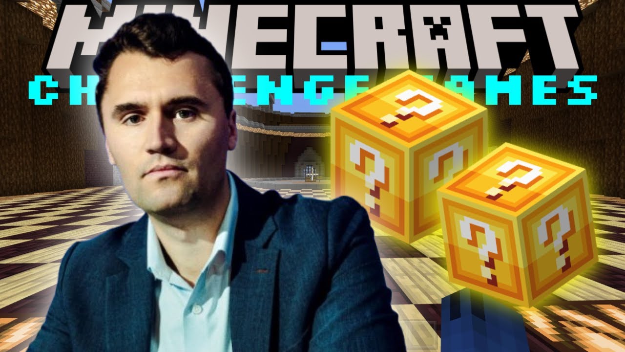 Minecraft: CHARLIE KIRK CHALLENGE GAMES - Lucky Block Mod - Modded Mini-Game