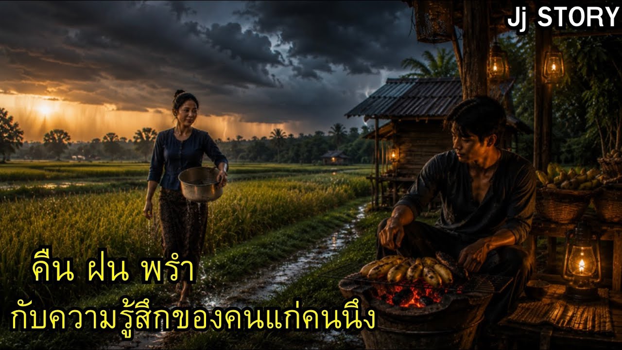 เรื่อง​สั้น​ นิยาย​เสียง​ คืน​ ฝน​ พรำ​ 😁
