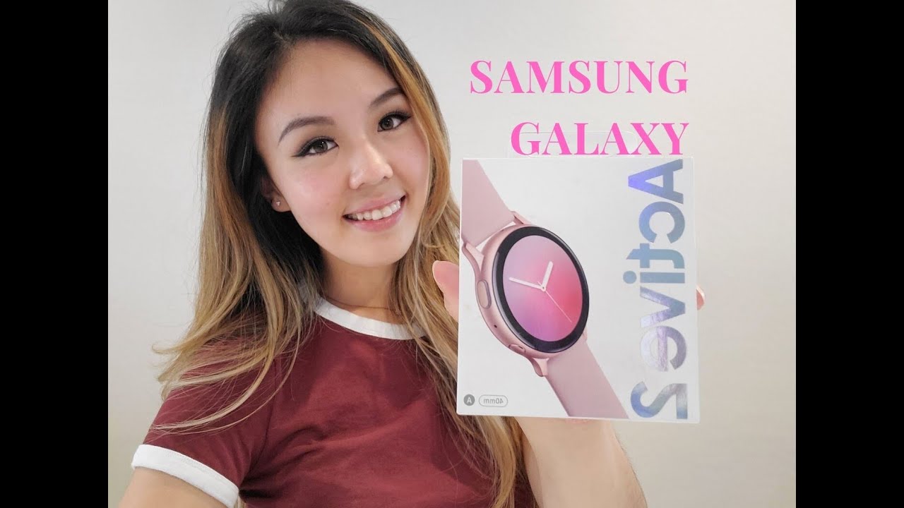 Samsung Galaxy Watch Active 2 (Pink) Unboxing + First Impressions