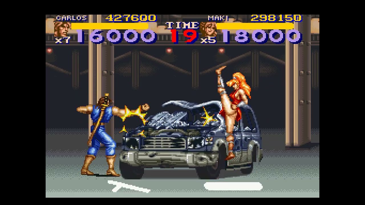 Final Fight 2 - SNES Longplay (2 Players: Carlos & Maki)