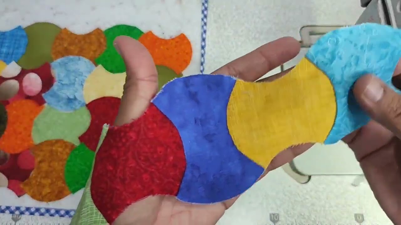 Como hacer la Técnica de Apple Core o mordida de manzana #patchwork #paperpiecing #suscriptores