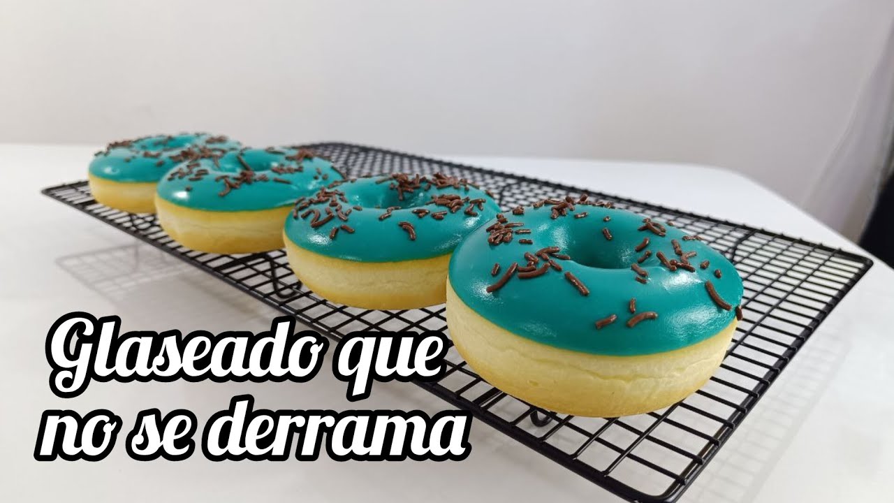 Ya basta que tus Glaseados se derramen en tus Donuts 😞 Usa está técnica que te va a fascinar 🩷