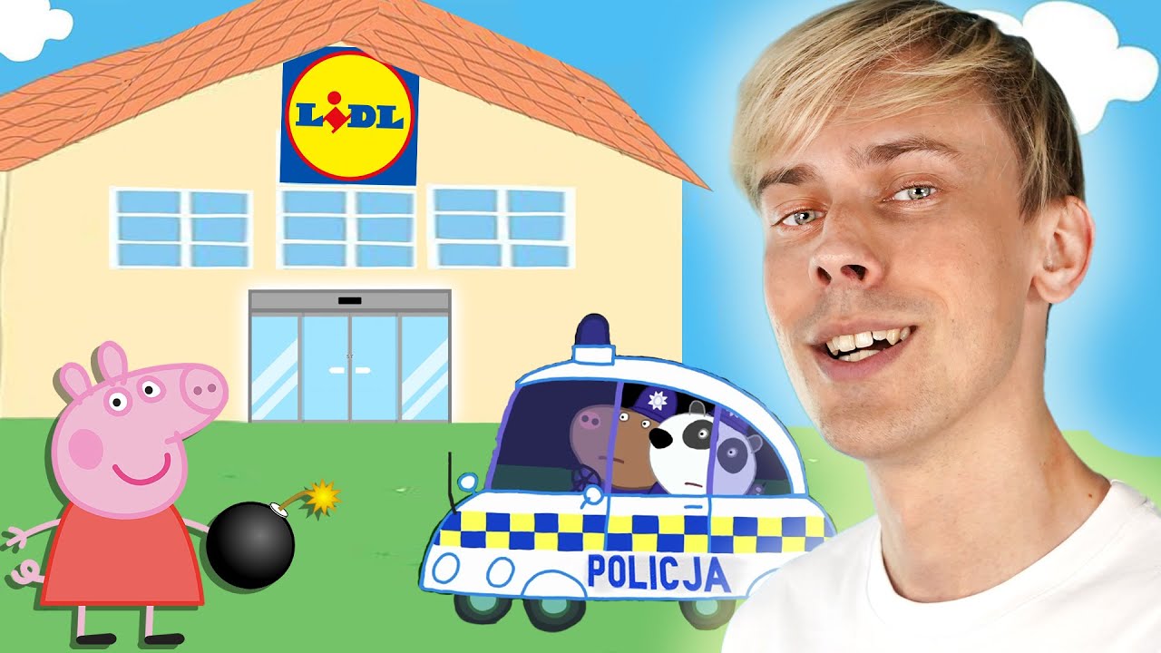 ŚWINKA PEPPA ZAKUPY w LIDLU PRZER&Oacute;BKA