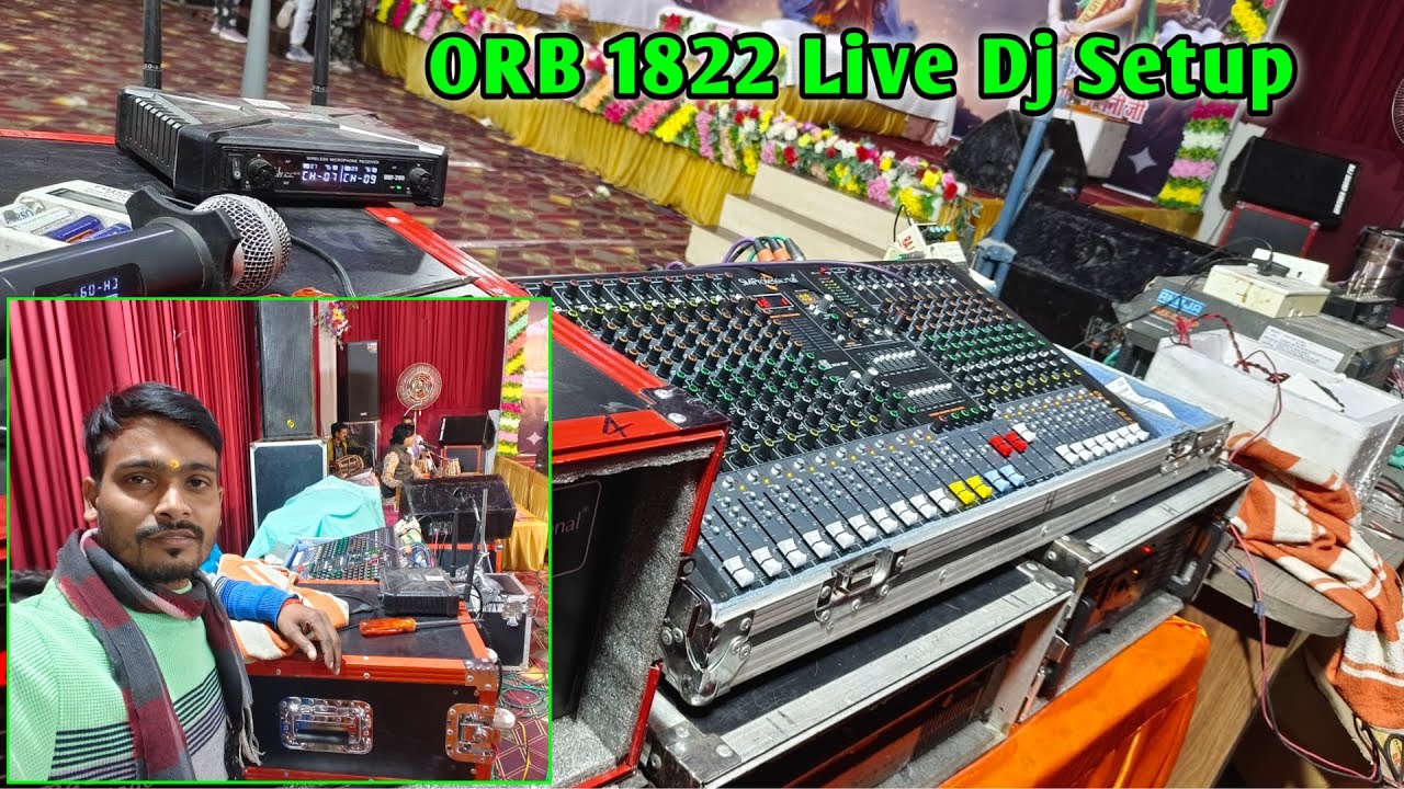 Studiomaster ORB 1822 Mixer Live Dj Setup । Full settings