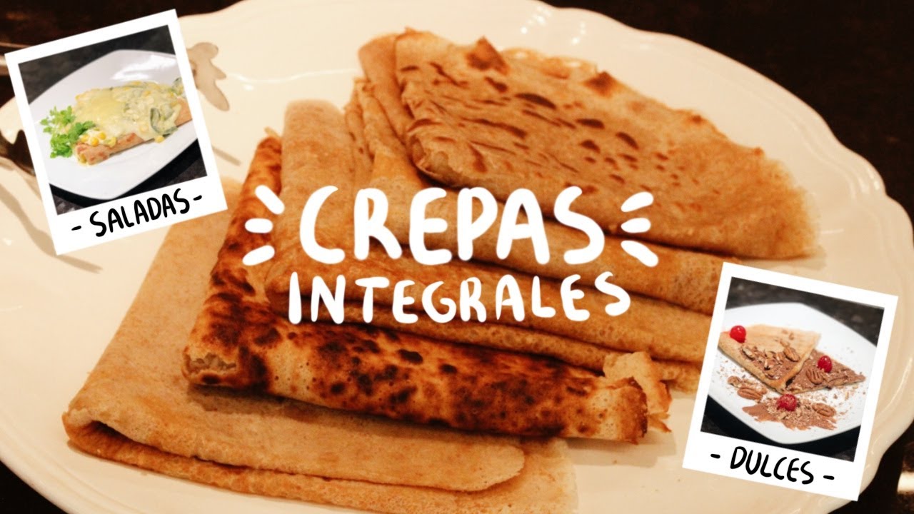 CREPAS INTEGRALES SÚPER RÁPIDAS DE HACER - Cocina fácil con Abys Kitchen