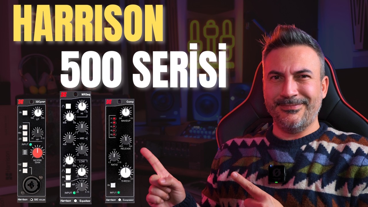 Harrison 500 Serisi: 32C Preplus, MR-3 EQ ve VCA Kompresör