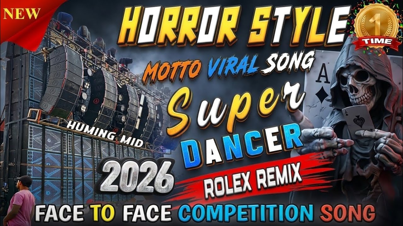 🎯Moto Mela Viral Competition 💯Song Rolex Remix🔥 💢Horror Compitition Song👻 2026 Super Dancer Dj Song🎶