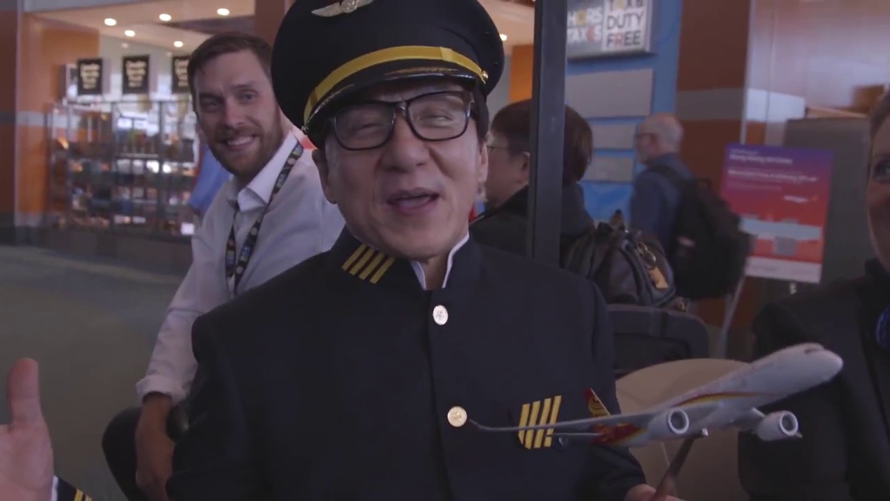 Hong Kong Airlines Inaugural at YVR with Jackie Chan