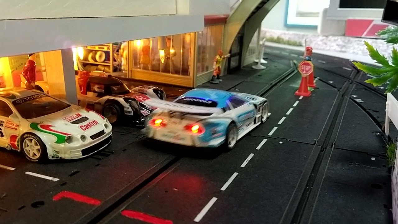 Slotcars Carrera Universal  1/32 Toyota, GT1, Slotit 88C, Ninco, Supra, Celica, Box self Made.