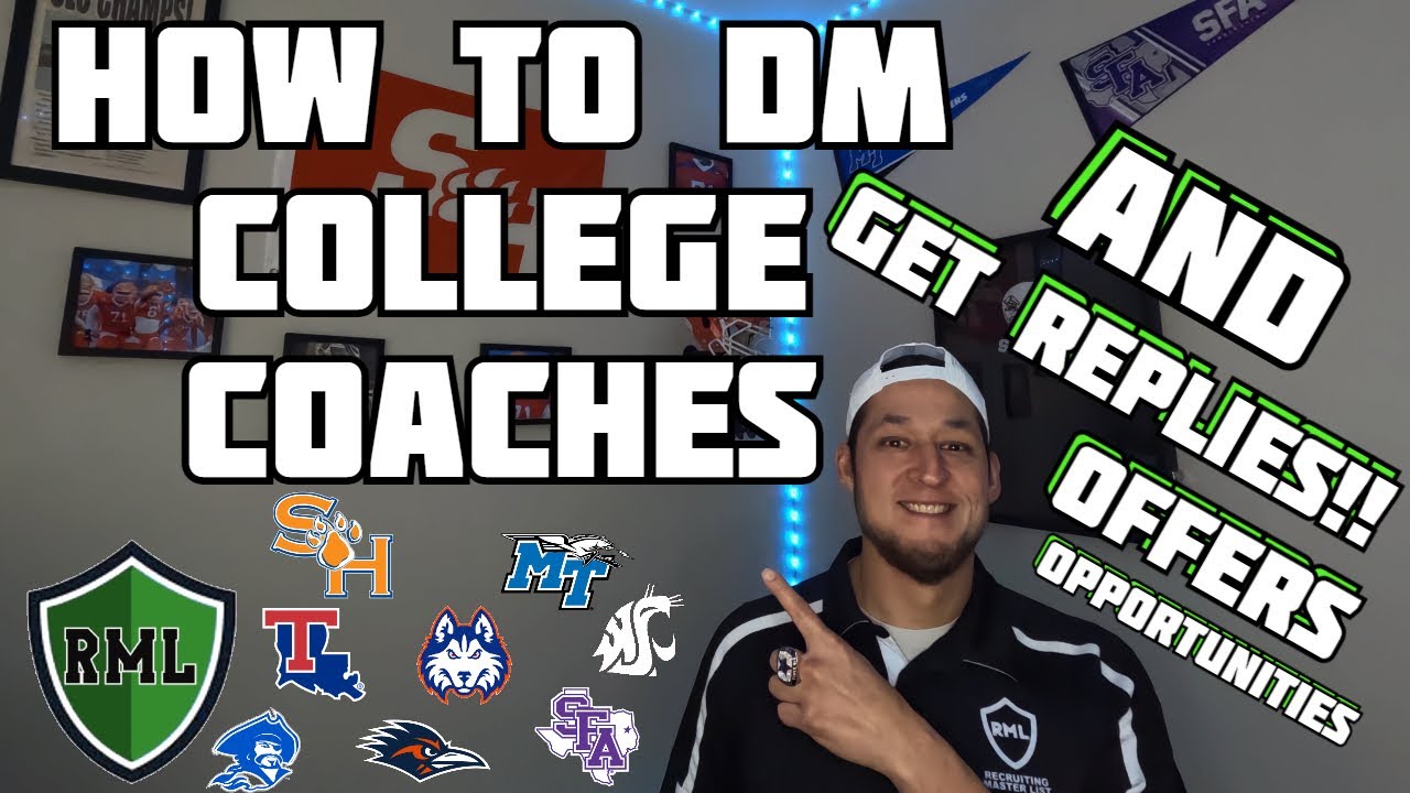 How To DM College Coaches on Twitter/X & Get Replies! Scholarship Offers & Opportunities 