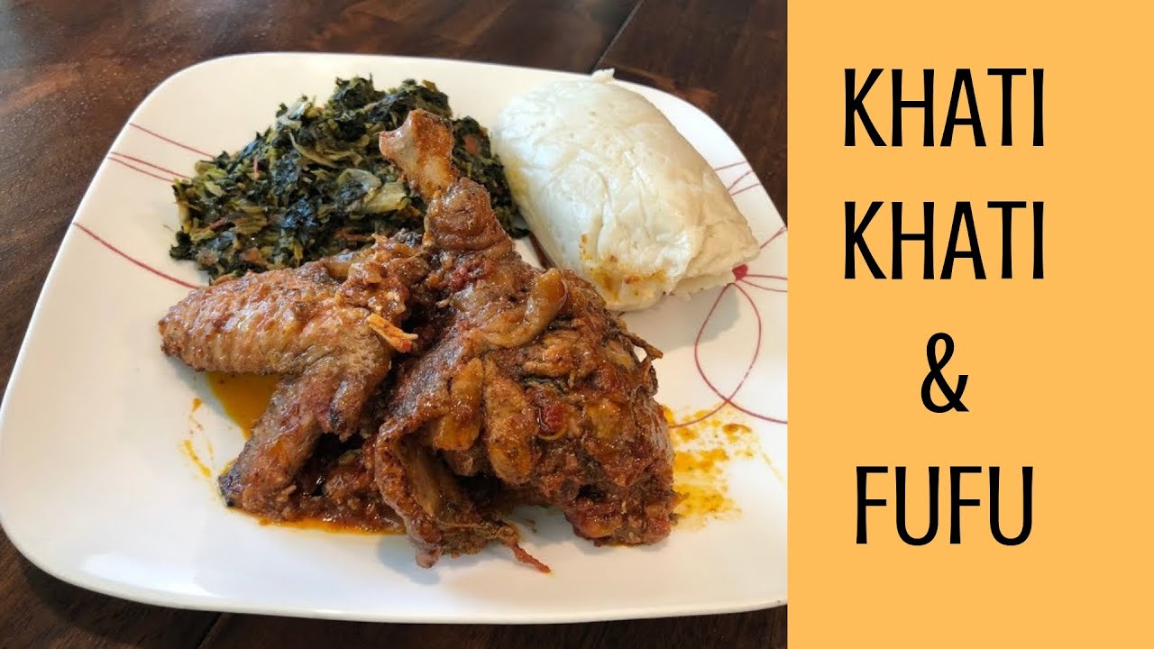 How to make Fufu Corn, Njama-Njama & Khati-Khati