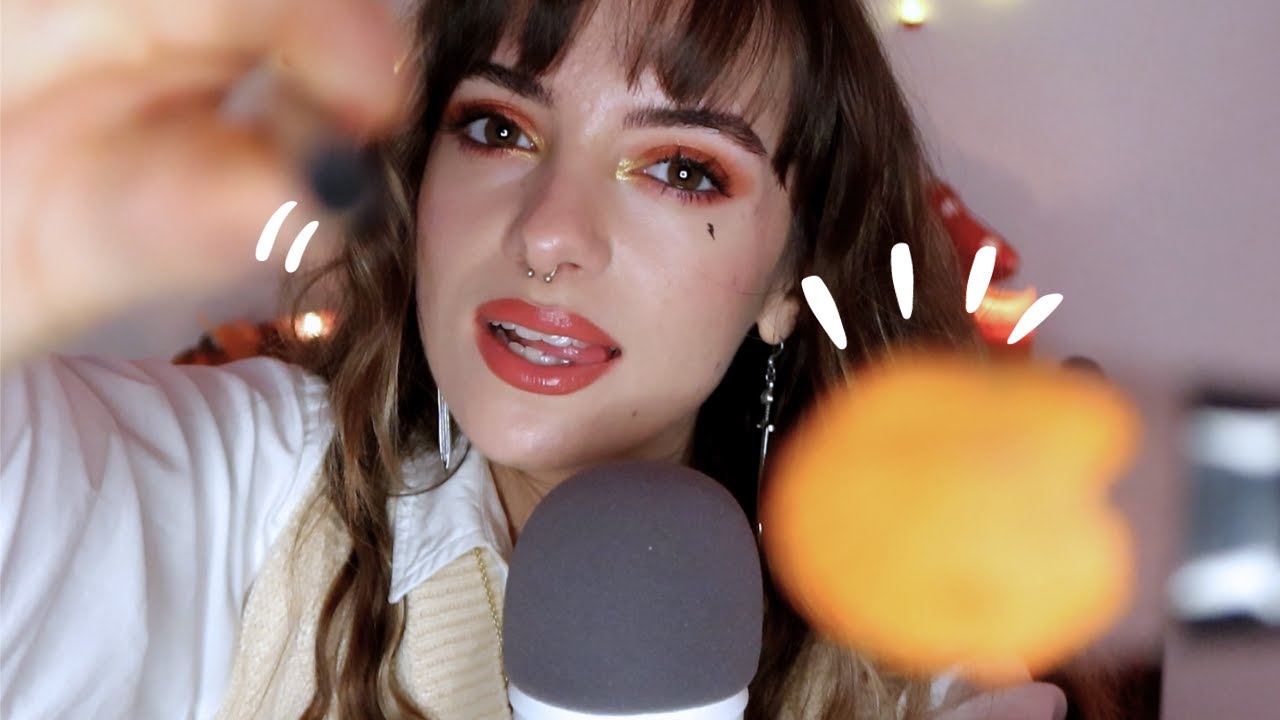 ASMR FR | Je te MAQUILLE pour HALLOWEEN 🎃 (visuels relaxants) 💤