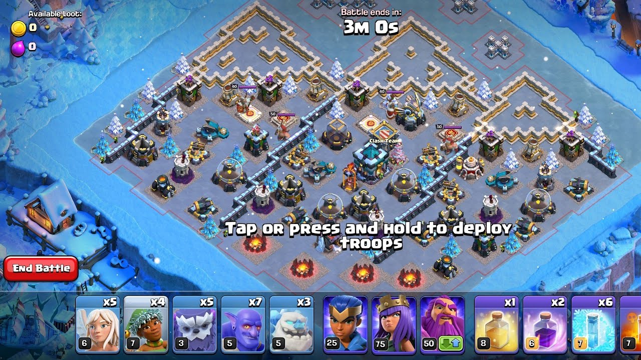 How to Complete Jolly Clashmas Challenge 5 Event in Clash of Clans