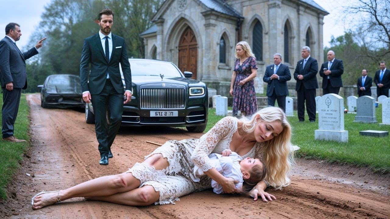 Chassée de l’église avec son bébé lors des funérailles — jusqu’à l’aide d’un millionnaire