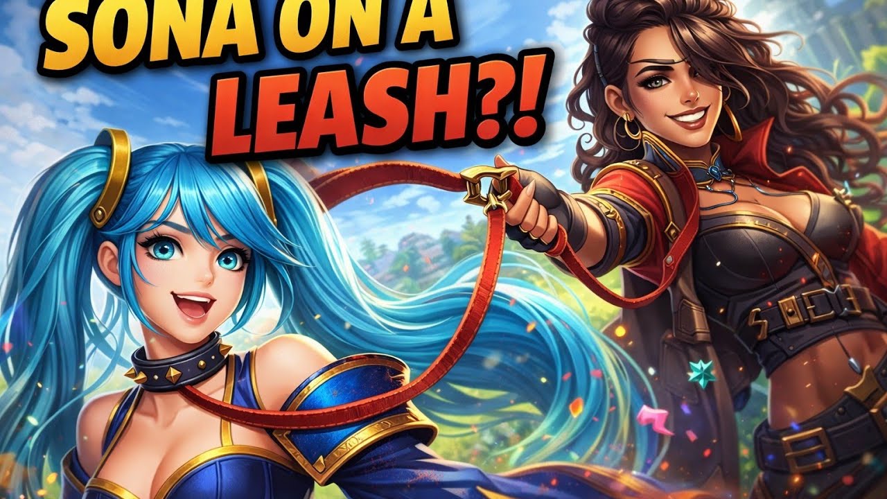 Sona on a Leash?! Wild Rift Troll Game with Samira Goes Crazy!