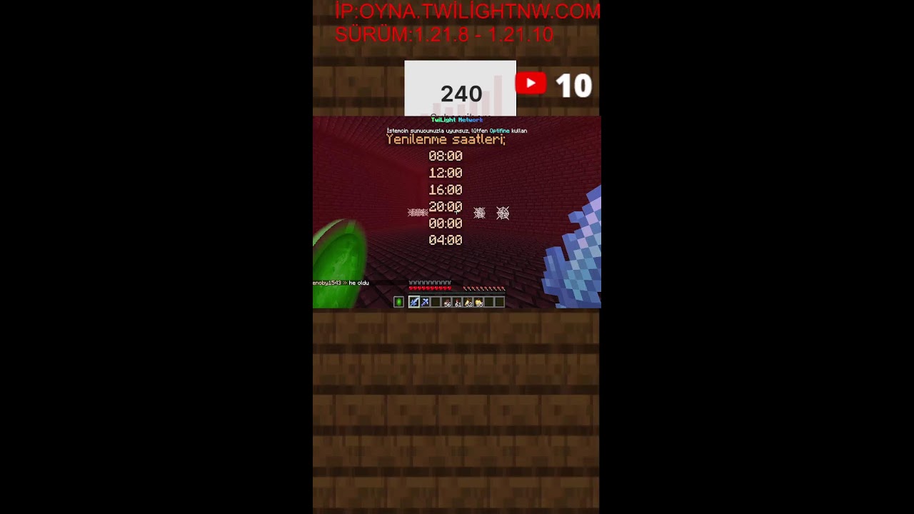 İzleyicilerle Minecraft Oynuyoruz! Gaming Livestream Online #55 #shorts