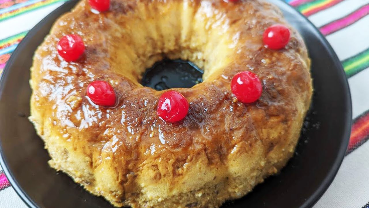 DELICIOSO Pudin de Pan: Suavecito, Cremoso, Económico y FACIL de Hacer