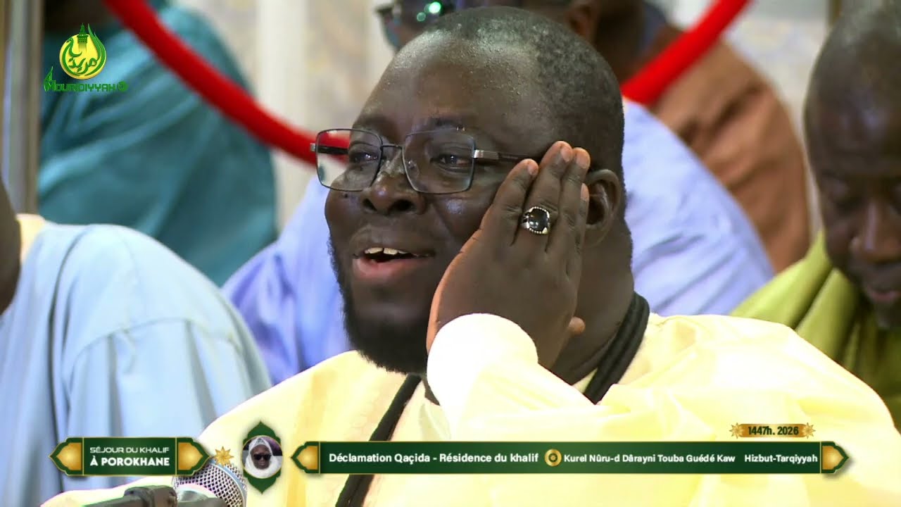 Ala Innani Arjo Kurel Nûru-d Dârayni Guédé Kaw Hizbut-Tarqiyyah Séjour du Khalif à Porokhane