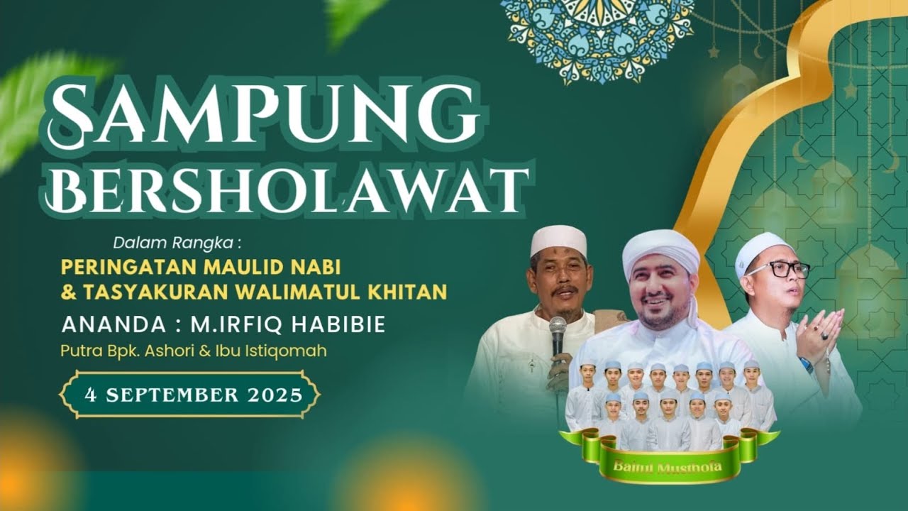 LIVE || SAMPUNG BERSHOLAWAT BERSAMA HABIB ANIS SYAHAB DARI JAKARTA FT MAJELIS BAITUL MUSTHOFA