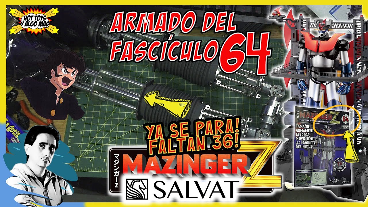 ⭕️ MAZINGER Z Salvat Fascículo 64 - PIE DERECHO! no lo armes sin ver! ⭕️ #mazingerz