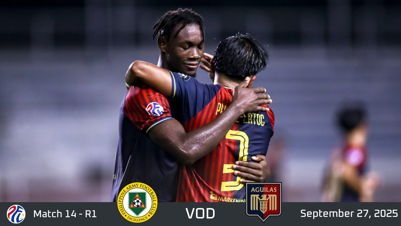 M14 VOD -- PHILIPPINE ARMY FC VS AGUILAS - UMAK FC || PFL 2025-2026