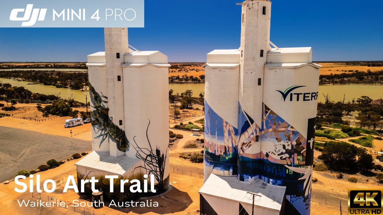 Silo Art Trail I Waikerie I South Australia I DJI Mini 4 Pro