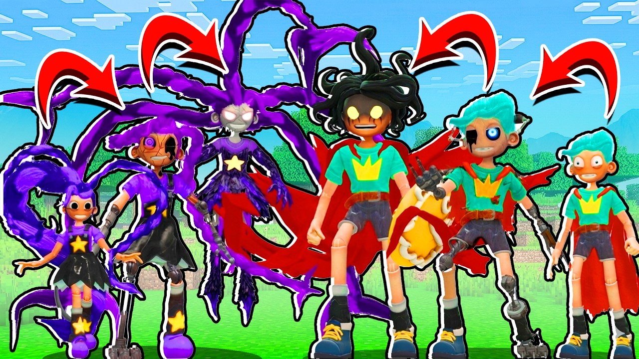 ВСЕ ФАЗЫ ЛИЛИ ЛАВБРЕЙДС и РОРИ РЕДСКЕЙП В МАЙНКРАФТ POPPY PLAYTIME 5