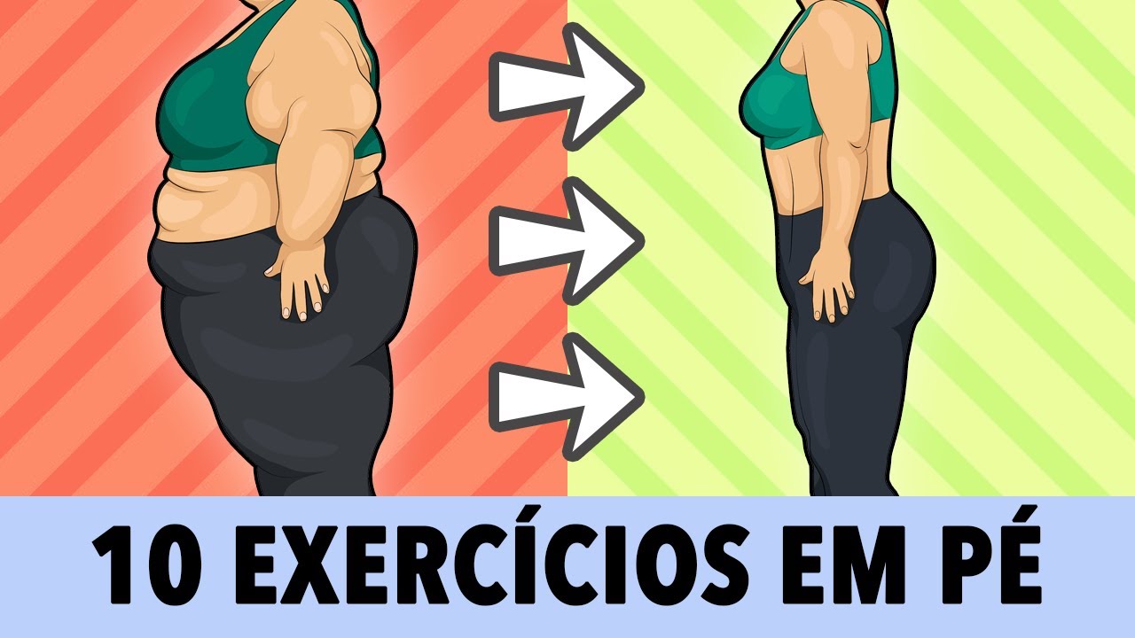 Os 10 Principais Exercícios Em Pé (Sem Pular) Para Perda De Peso