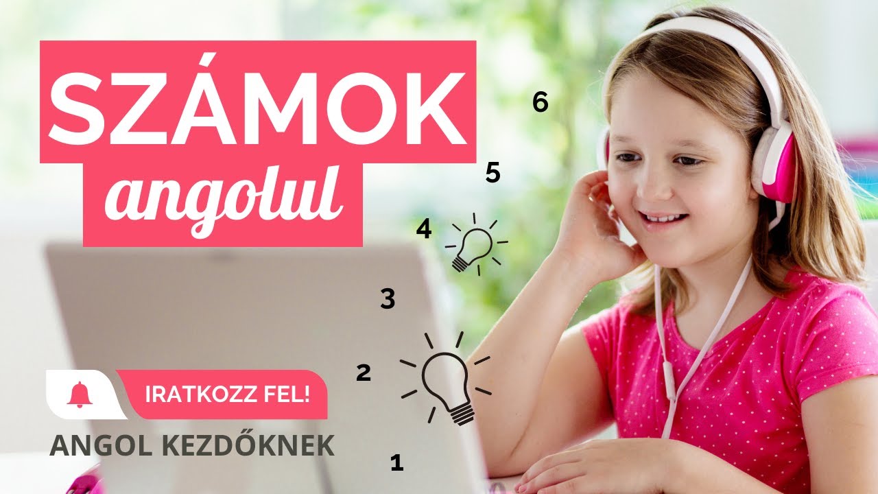 SZÁMOK angolul 1-20-ig és tovább kezdőknek | NUMBERS IN ENGLISH