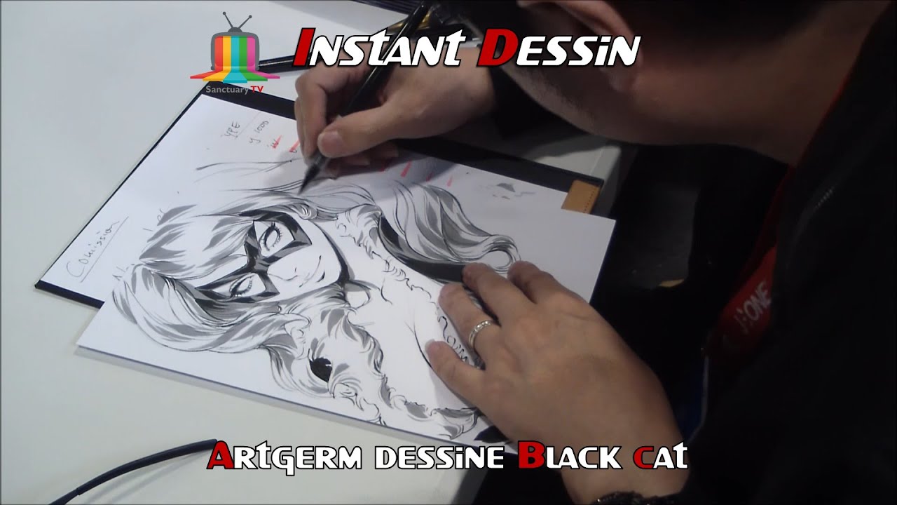 Instant Dessin : Artgerm dessine Black Cat