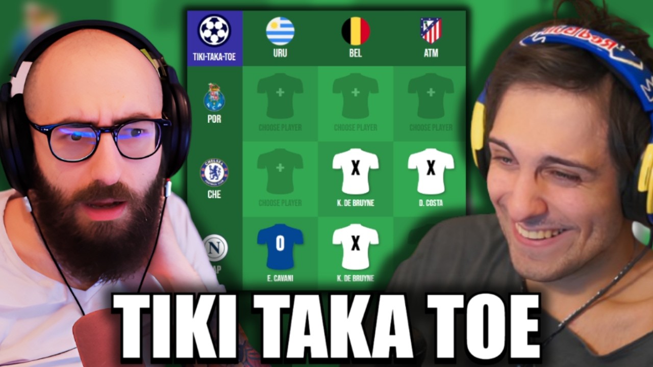 BLUR e MARZA si SFIDANO a TRIS CALCISTICO 😁​ TIKI TAKA TOE