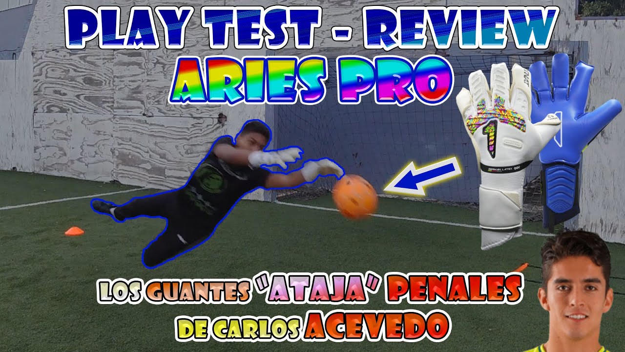 ENTRENO CON LOS MEJORES GUANTES DE PORTERO EN EL MUNDO /  PLAYTEST - REVIEW GUANTES ARIES PRO RINAT