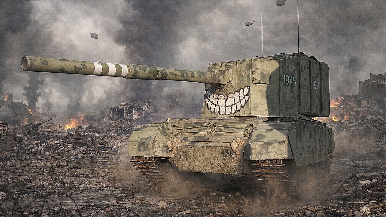FV4005 Stage II: Въехал в руины и превратил их в кладбище • World of Tanks