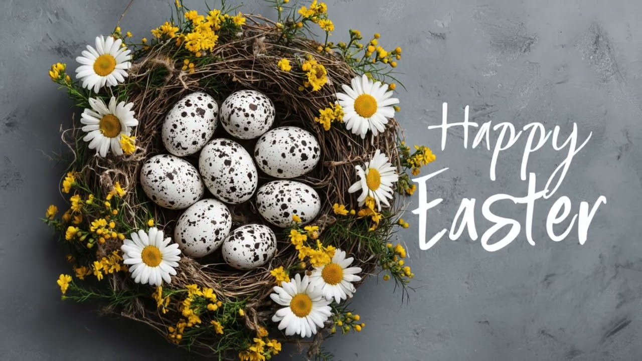 YT VIDEO   Happy Easter Background Screensaver Display 1