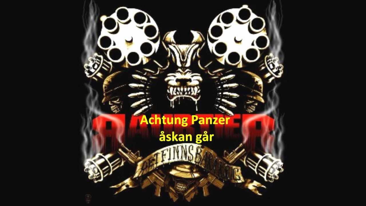 Raubtier - Achtung panzer (Lyrics)