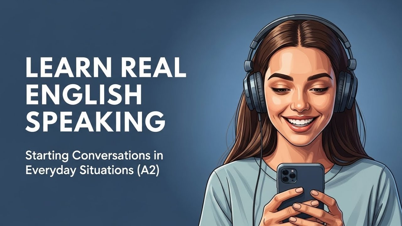 Learn Real English Speaking | Starting Conversations in Everyday Situations (A2)