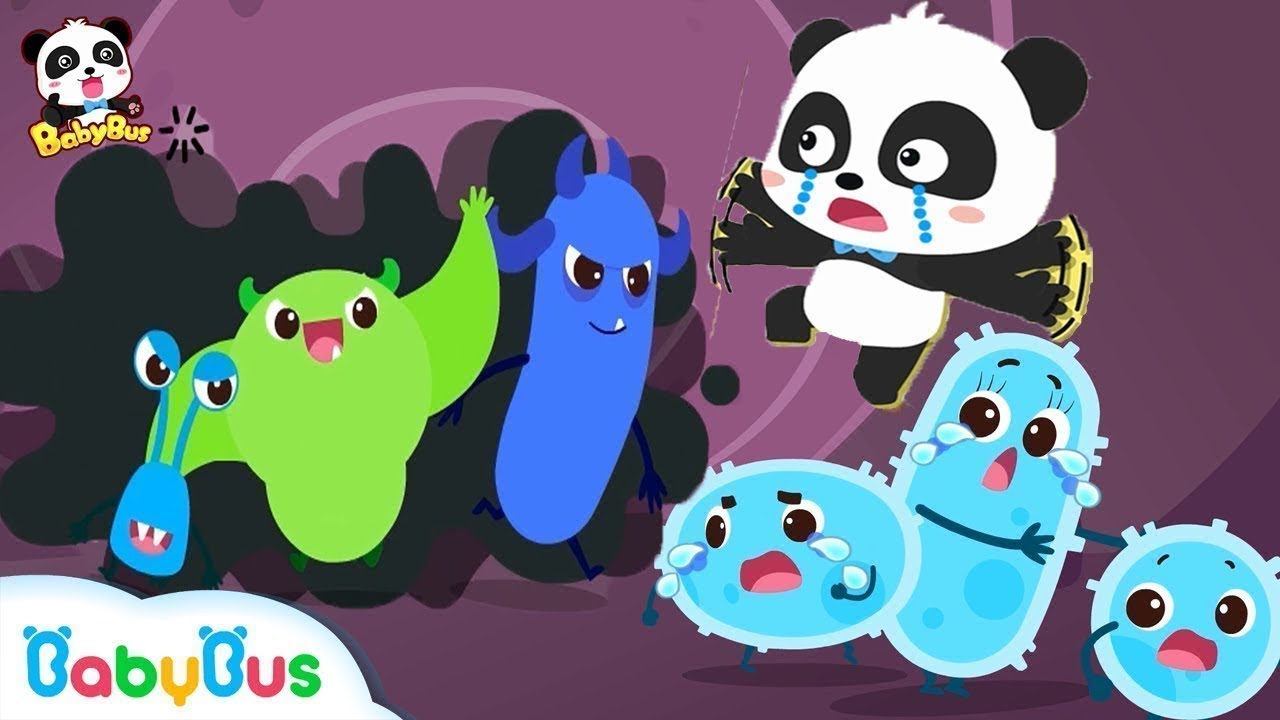 معركة البكتيريا المفيدة والجراثيم المؤذية | اغاني الجراثيم | اغاني الاطفال |بيبي باص |BabyBus Arabic
