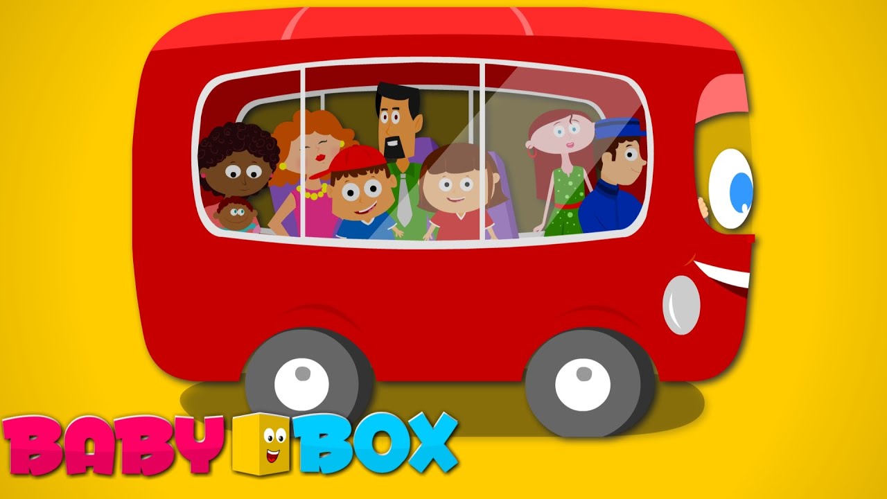 Wheels On The Bus Go Round And Round | Bus Rhymes | Nursery Rhymes