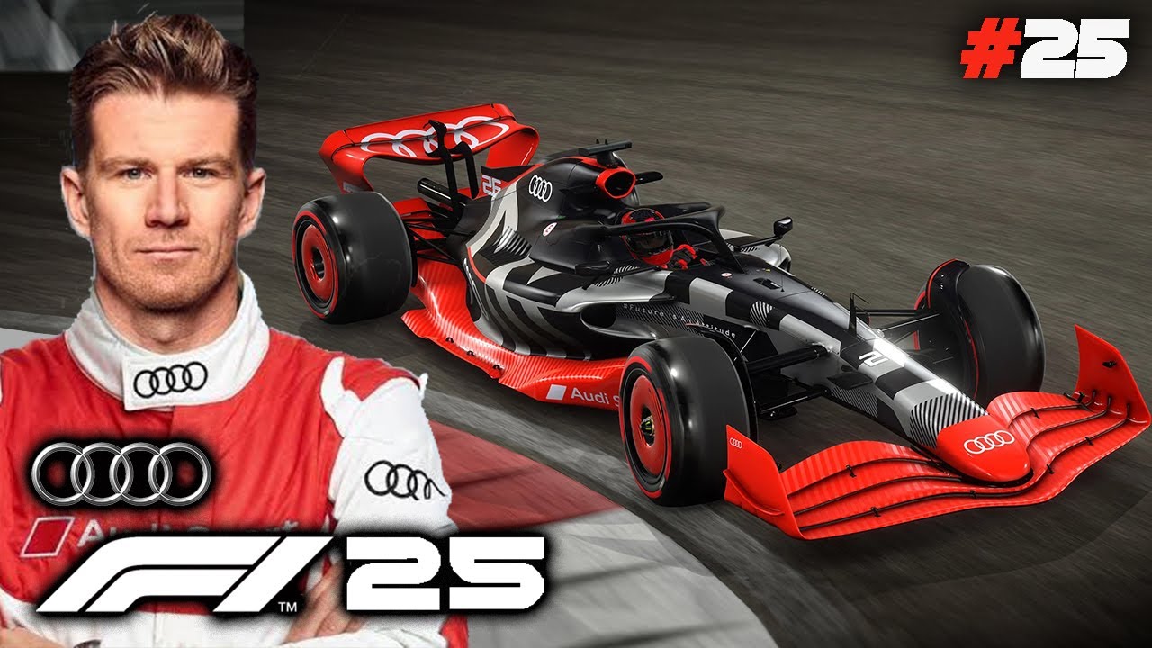 🔴 LIVE! NEW SEASON!! F1 25 100% Hulkenberg Audi Career!