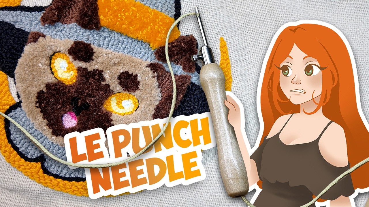Tester le Punch Needle ! (dans un café Parisien)